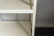 Contemporary ladder shelving unit