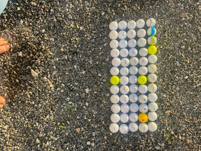60 golf balls