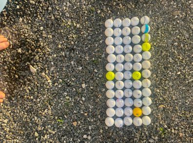 60 golf balls