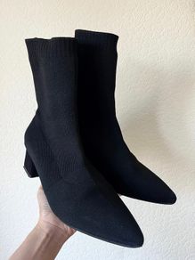 Knitted Ankle Boots Black UK6.5/ US 9/ EU 40