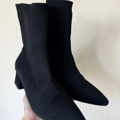 Knitted Ankle Boots Black UK6.5/ US 9/ EU 40