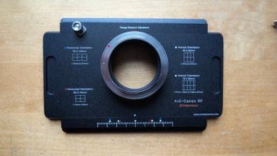 Fotodiox Mount Adapter, Canon RF to Large Format 4x5