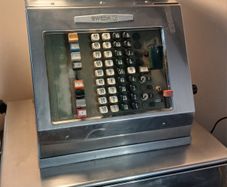 vintage sweda cash register