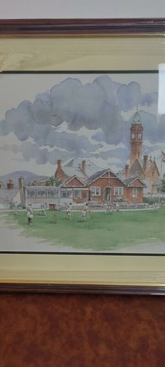 Kieran Doyle OBrien artwork of Leinster Cricket Club