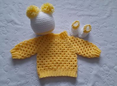 Handmade baby gift sets 0-3 months