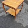 Vintage Wooden Side Table Image 9