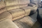 Large Beuge corner recliner sofa + matching 2 seater