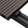 WPC Hollow Decking Boards with Accessories 36m(sqr) 2.2m Dark Brown Image 5