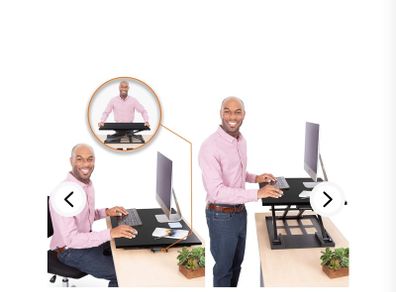 Desk riser for standing desk