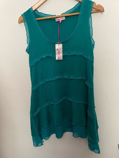 Per Una Sleeveless top jade size 10 - New