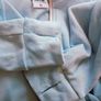 Gym + Coffee baby blue hooded zip-through jacket Image 4