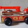 Vintage Retro Fisher Price Fire Engine 1970s Image 2