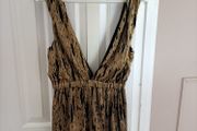 ASOS gold playsuit size 8/10