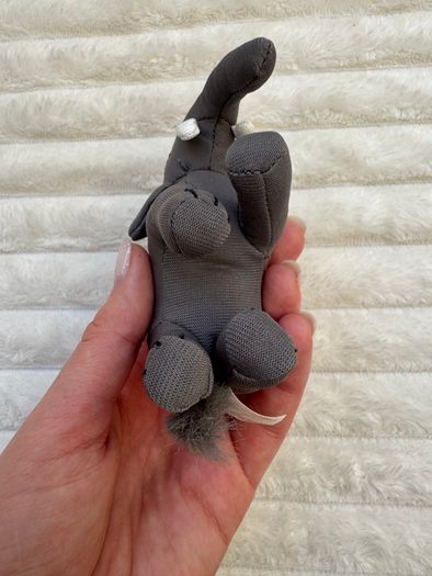 McDonalds Happy Meal African Elephant Figure 2008 soft approx. 8 cm. Used Please see photos