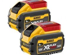 DeWalt DCB547X2 Twin Pack 54V 9.0Ah Li-Ion Battery