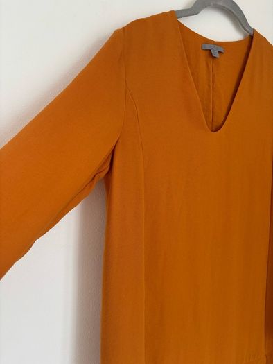 COS Yellow Layered A-line Dress