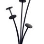 Alba Festival Coat Stand 350x350x1870mm Black Image 2