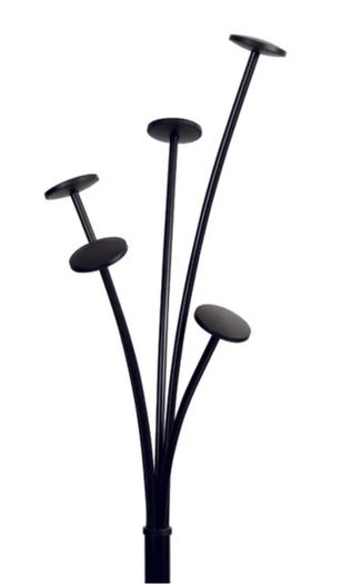 Alba Festival Coat Stand 350x350x1870mm Black