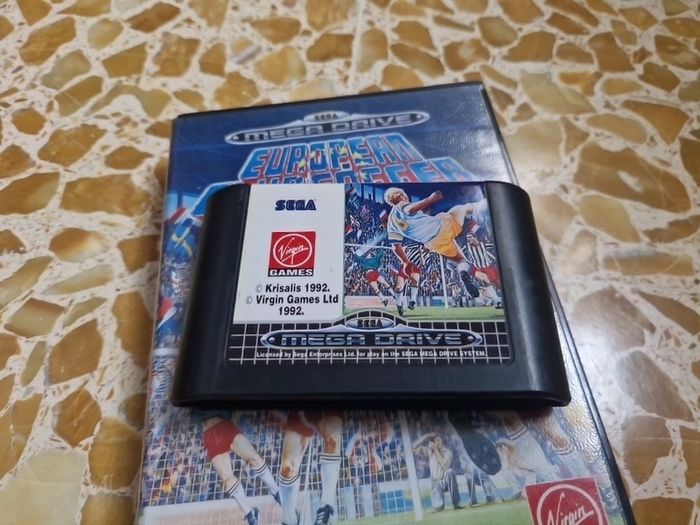 Europe Club Soccer Sega Mega Drive Arcade Retro games Original
