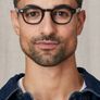 MOSCOT mens prescription glasses/leather case+cloth Image 8