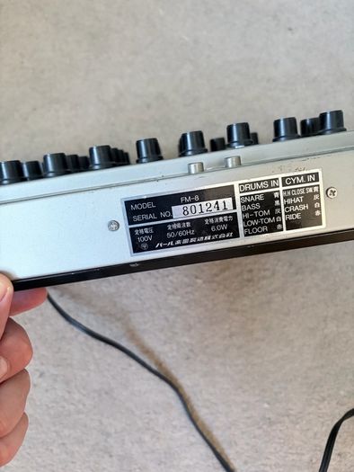 Pearl FM-8 Fightman + Tubbutec uniPulse MIDI