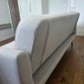 3 Seater Sofa Bed Light Grey Fabric Excellent Condition Image 4