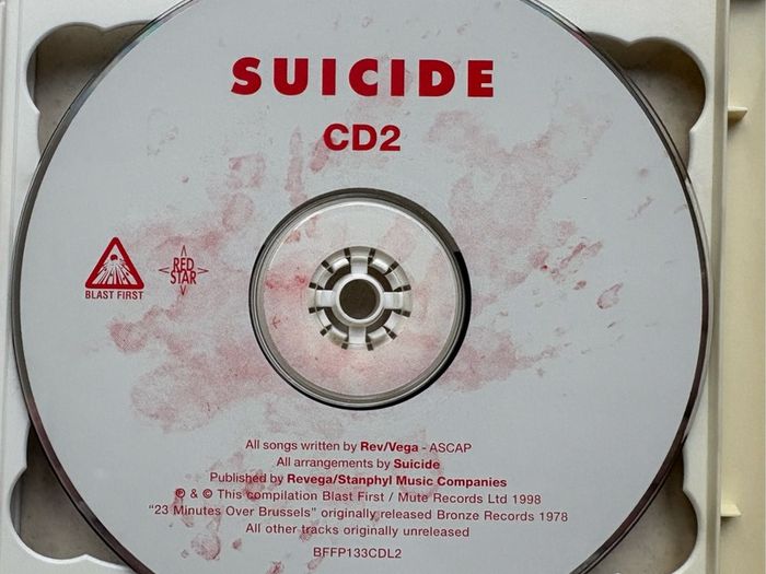 Suicide Double CD with extra live album. Perfect condition. Rare and collectable release that is cheaper than online prices.