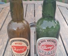 Pair of Vintage Cherry's Ale Bottles fBrewed in Droghada & New Ross