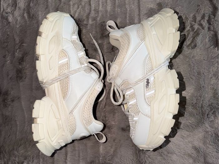 White Ivory Buffalo Saturn Chunky Trainers UK 5 / EU 38