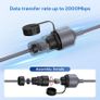 Starlink Ethernet Adapter Gen 3 & Mini. Waterproof RJ45 Coupler with Cable Extension, 2000Mbps, Image 3