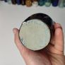 270 - Vintage 1950s Cobalt Blue Glazed Stoneware Decorative Collectible Display Furniture Cream Bottle Image 3