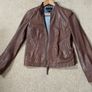 Massimo Dutti Nappa leather biker Jacket Image 3