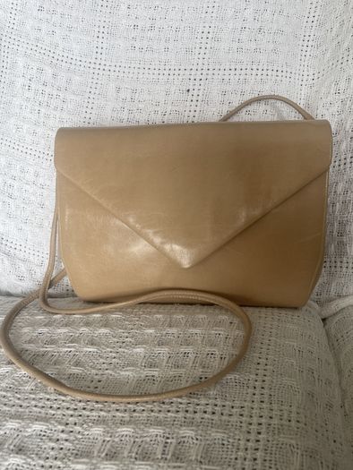 Vintage Bruno Magli  Italian Soft Leather Cross Body Bag