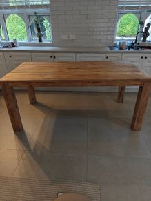 Solid Wood Dining Table  Harvey Norman  180 x 90 cm