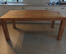 Solid Wood Dining Table  Harvey Norman  180 x 90 cm