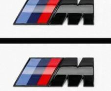 2 x M Sport Side Wing Badges - FREE POST