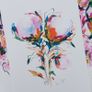 Original Watercolour Floral Painting Image 2