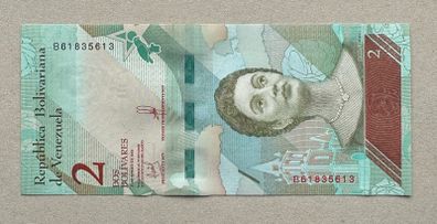 Venezuela 2 Bolivares 2018 Banknote