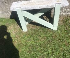 Sturdy but small garden/balcony bench