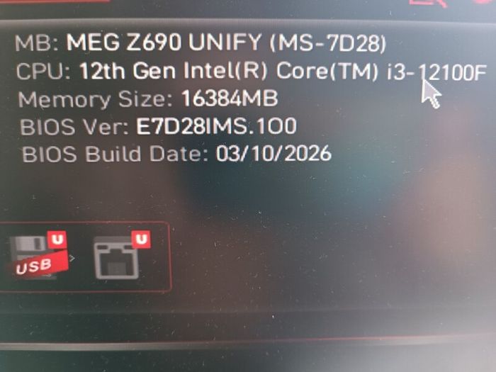 MEG Z690 unify High End Intel 1700 mobo