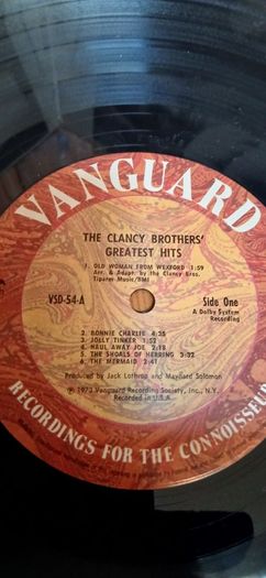 The Clancy Brothers Greatest Hits - 2 X LP - Vanguard Records - 1973