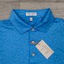 NEW Peter Millar Patterned Golf Polo Shirt Mens Large Image 3