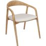 Mokki Ash Dining Chair  Beige Japandi Comfort Image 4