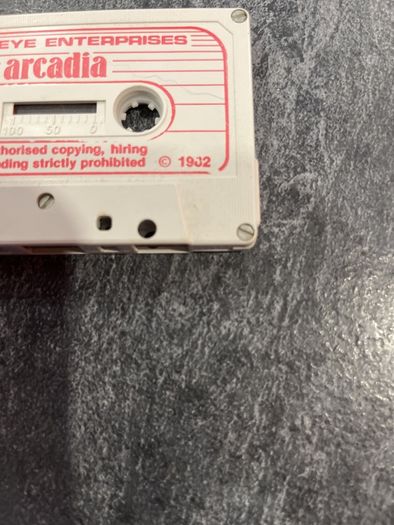 RARE 1982 ZX Spectrum Arcadia (J.K. Greye Enterprises) - Mint Condition Misprint Variant