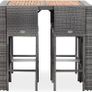 Garden Furniture Set 4  high chairs and a table Image 3