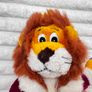 Vintage PMS Plush Stuffed Toy LION King Stuffed Animal  approx. 10" TUsed Please see photos Image 4