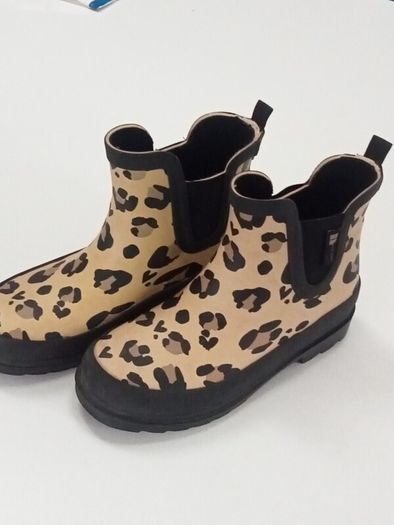 PRICE DROP, Girls Animal Print Chelsea wellies, Size 13