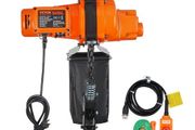 Electric Chain Hoist Single Phase Crane Hoist 997.9 kg Load 304.8 cm Lifting