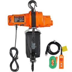 Electric Chain Hoist Single Phase Crane Hoist 997.9 kg Load 304.8 cm Lifting