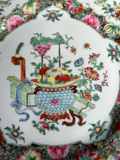 Vintage Oriental Hand Painted Plate